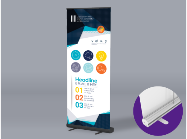corporate pull up banner